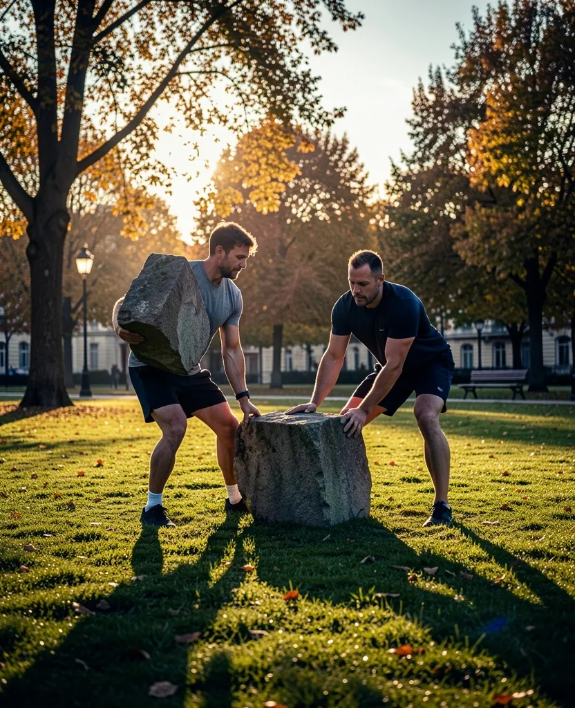 Entraînement collaboratif en plein air